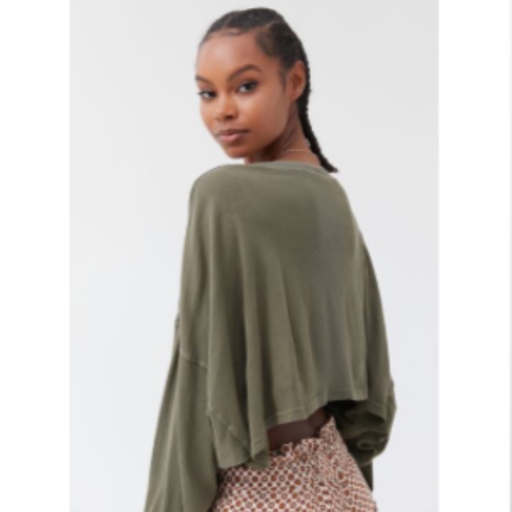 Urban Outfitters Out From Under Long Sleeve Cropped Tee